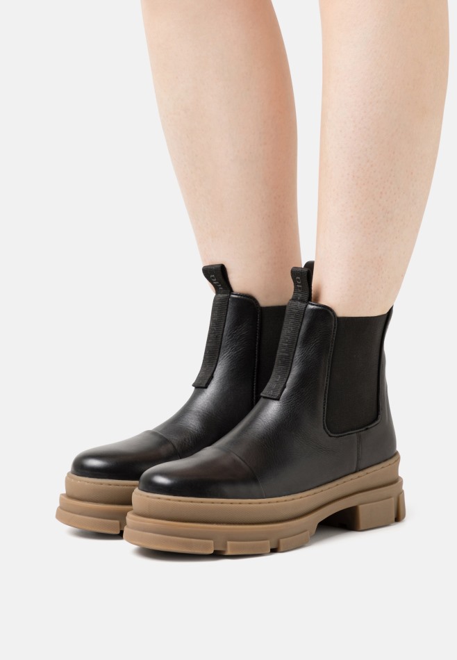 Femmes Gabor | Bottines à Lacets Exclusives Noires